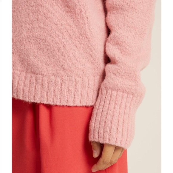 💍SOLD💍 Tibi Oversize V Neck Alpaca Blend Sweater - Picture 5 of 8